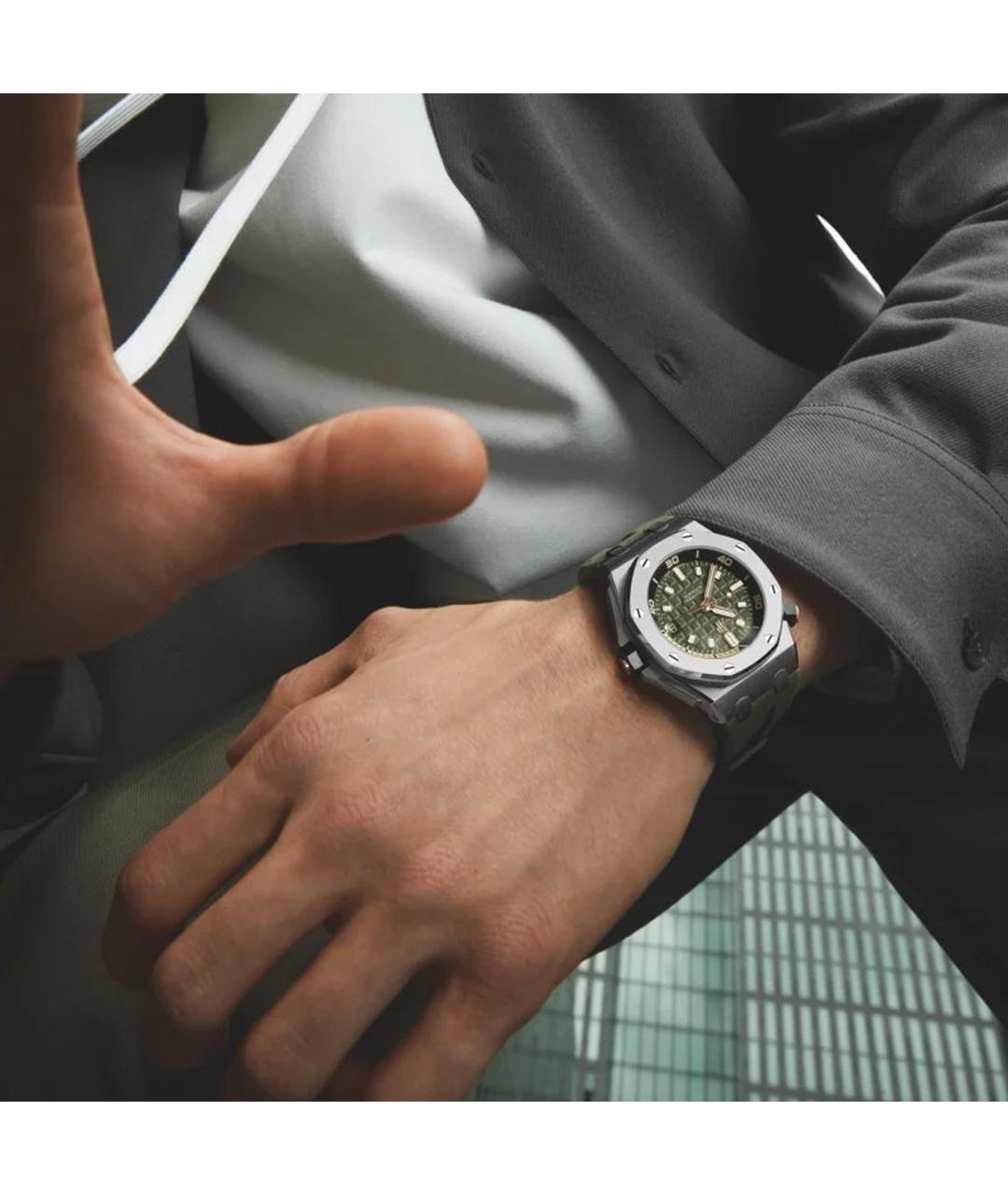 Audemars Piguet Зеленые часы, фото 4