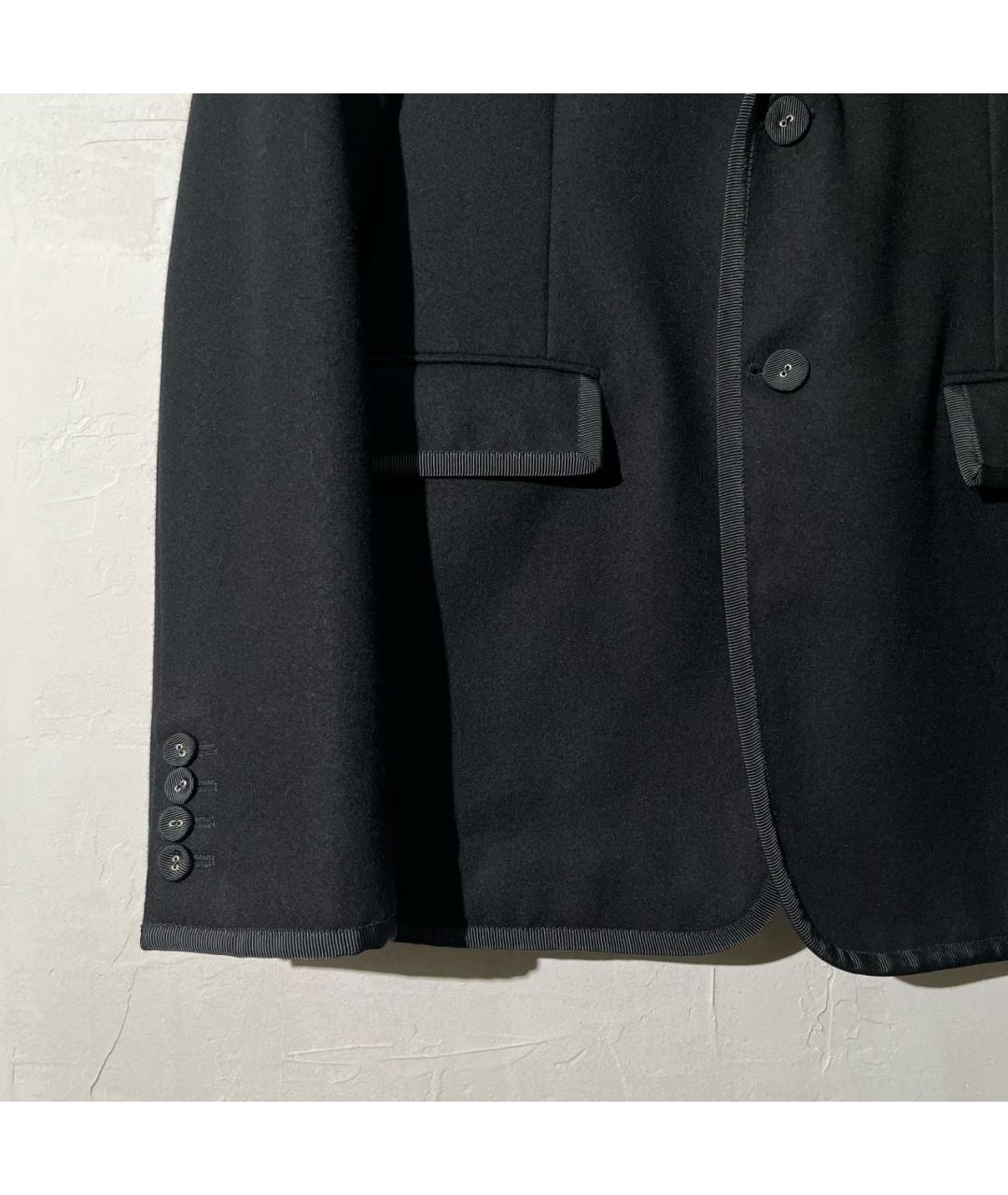 THOM BROWNE Темно-синий шерстяной пиджак, фото 3