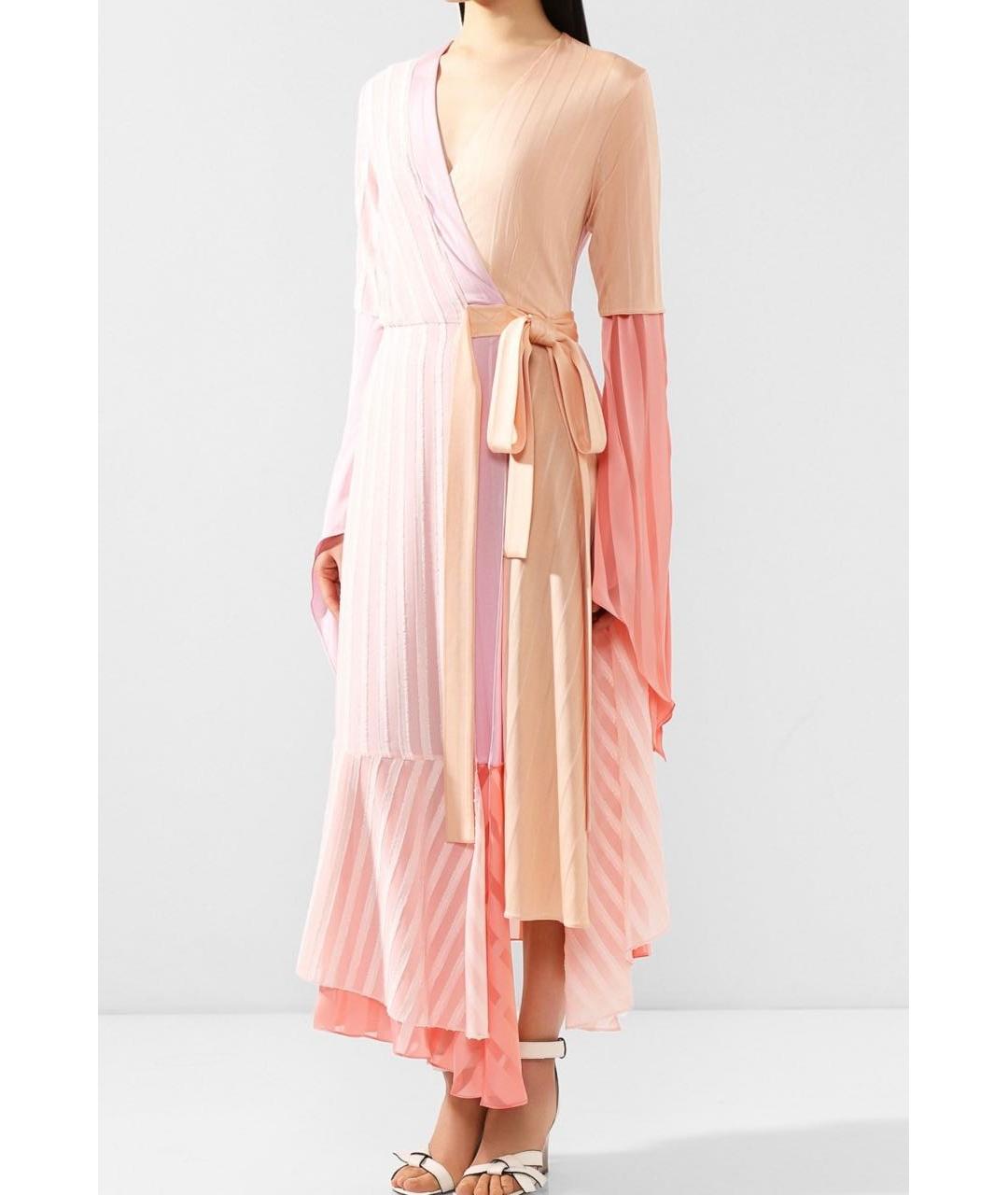 LOEWE Мульти полиэстеровое платье, фото 3