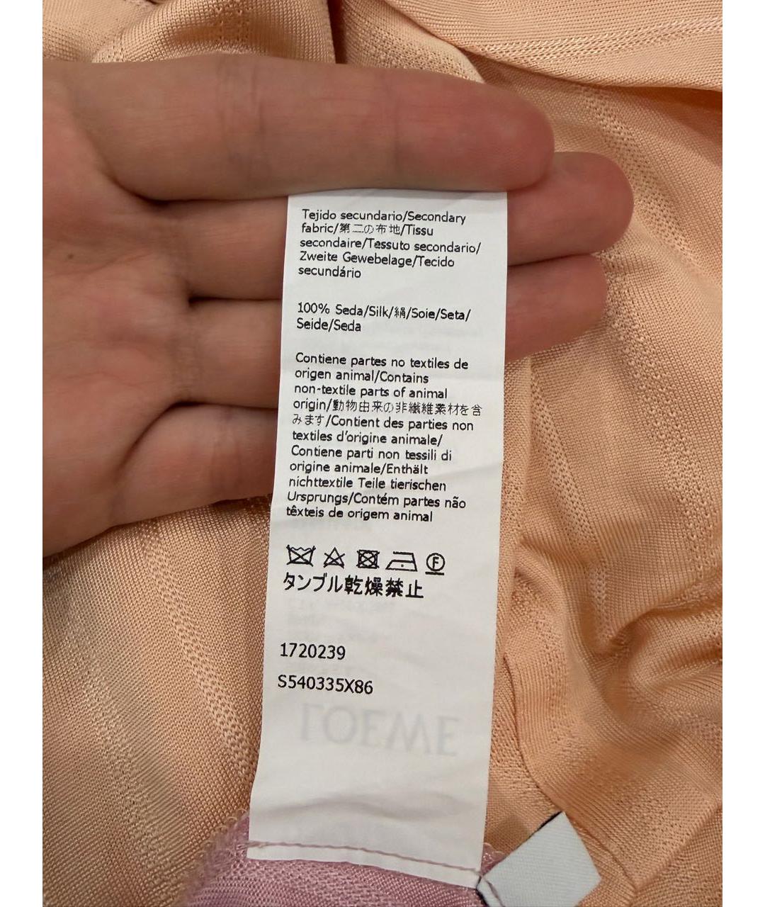 LOEWE Мульти полиэстеровое платье, фото 7