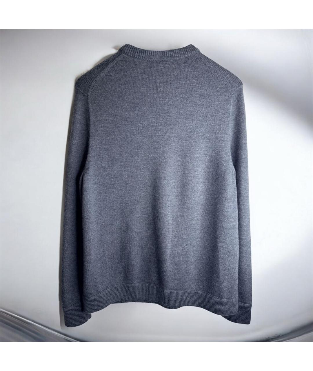 BOGNER Серый шерстяной джемпер / свитер, фото 4