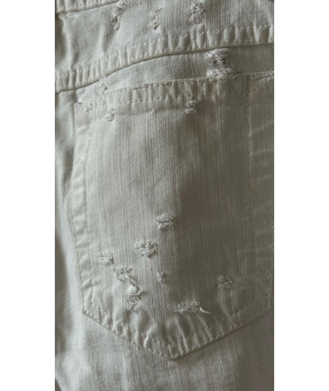 ROBERTO CAVALLI Белые прямые джинсы, фото 5