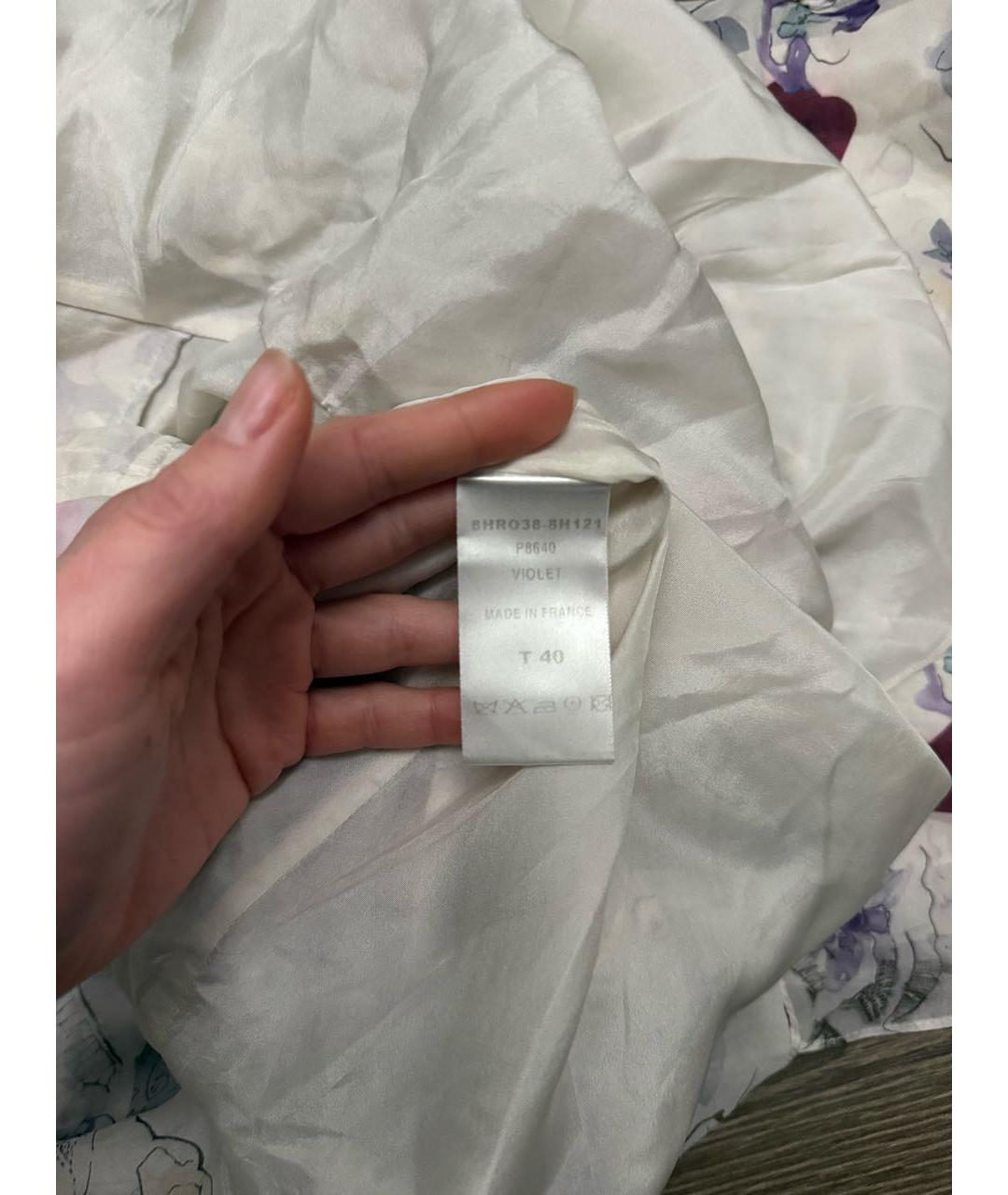 CHLOE Мульти шелковое коктейльное платье, фото 4