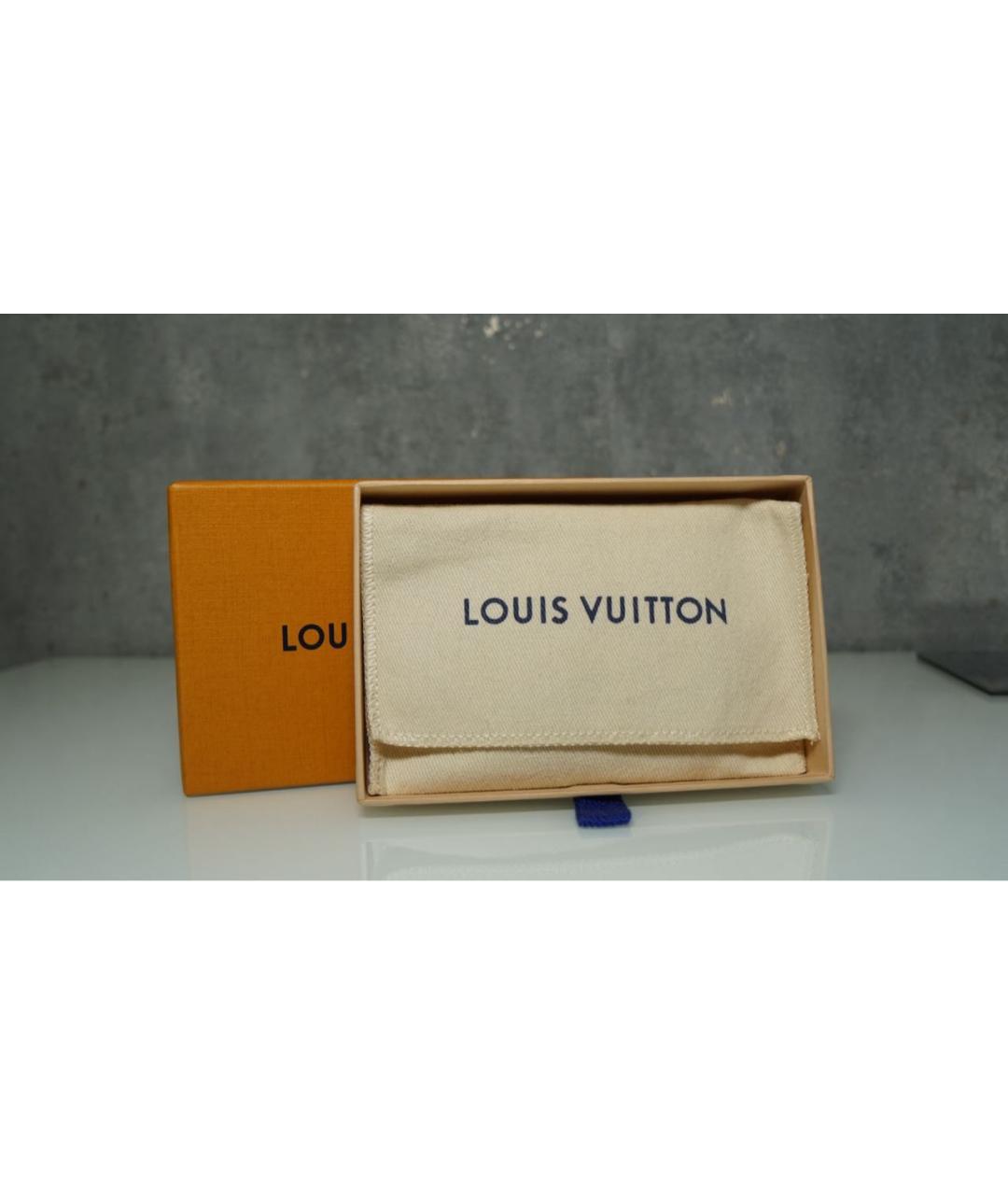 LOUIS VUITTON Красный кожаный браслет, фото 6