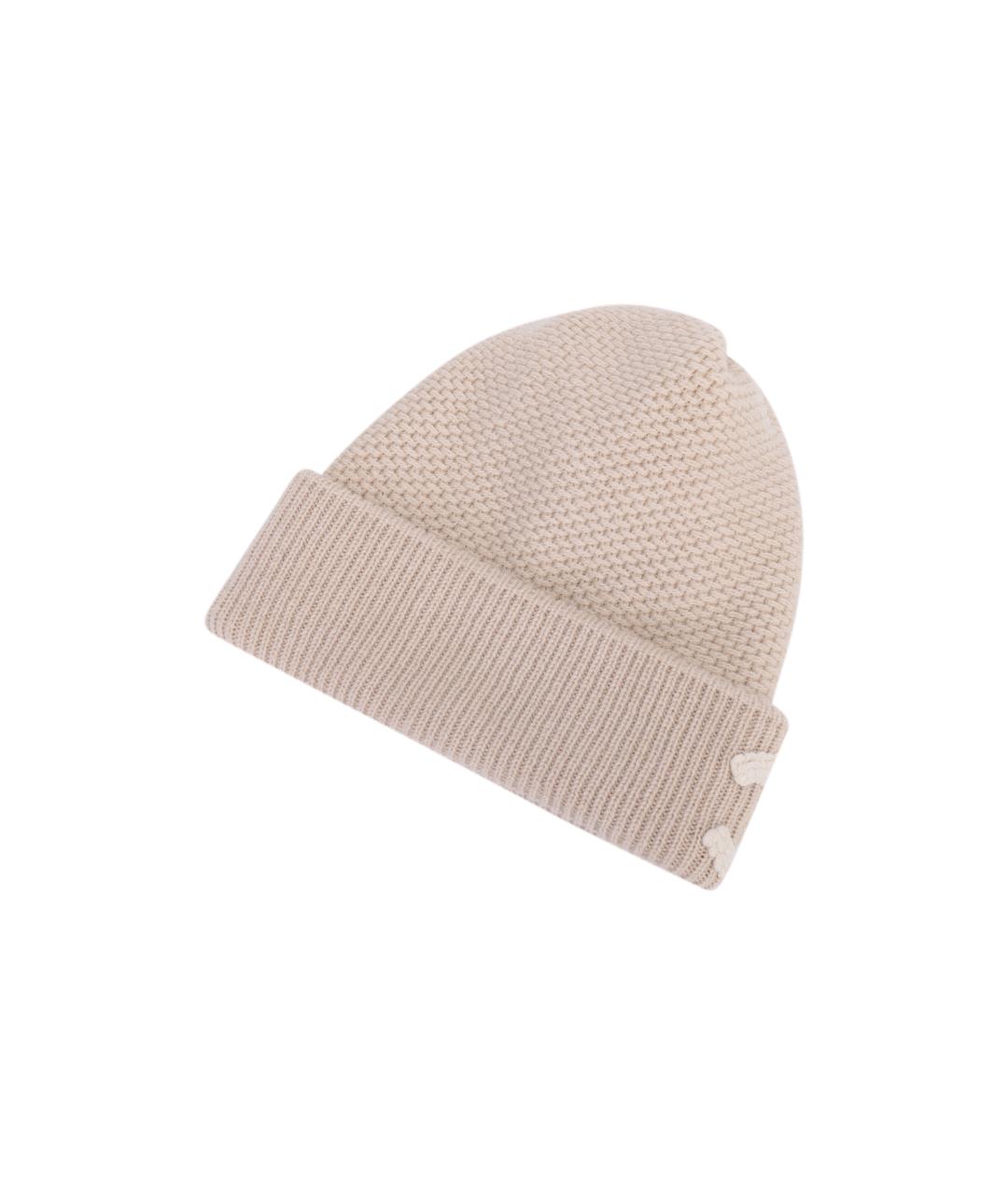 CHANEL Бежевая шапка, фото 2