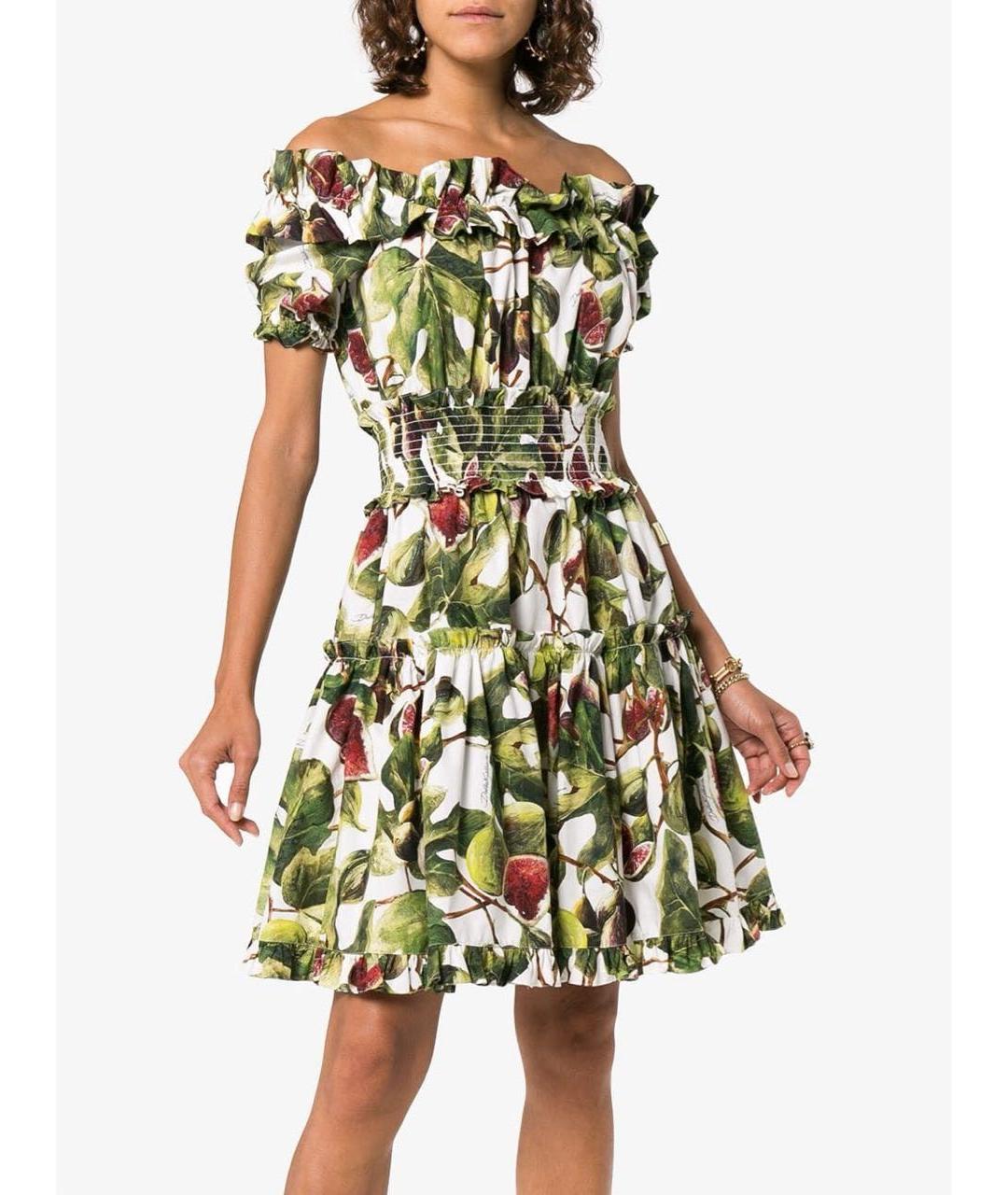 DOLCE&GABBANA Белый сарафан, фото 3