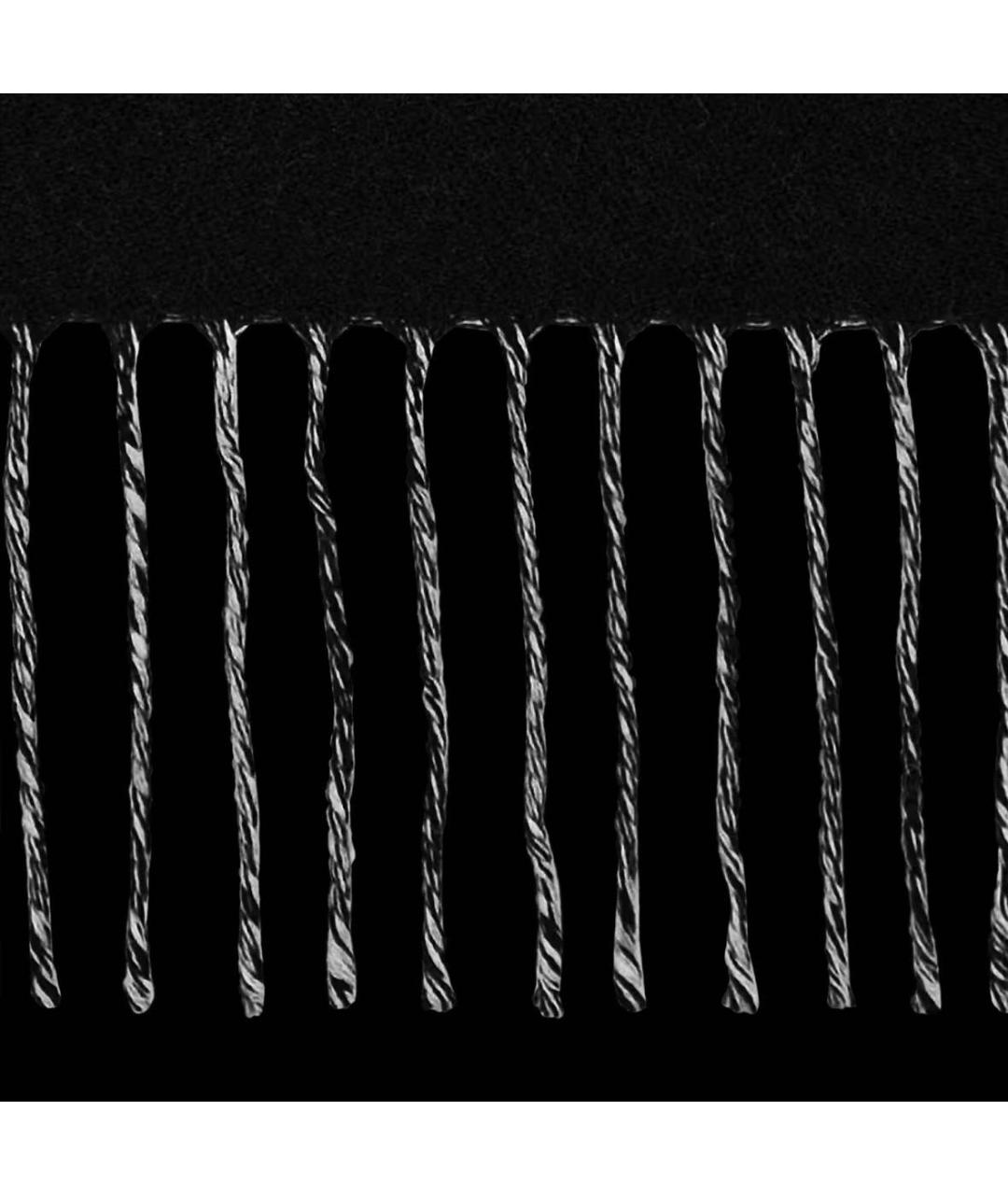 LOUIS VUITTON Черный шерстяной шарф, фото 5