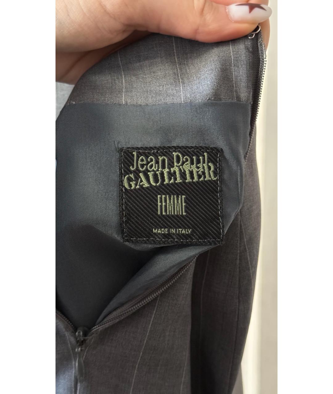 JEAN PAUL GAULTIER Серый костюм с юбками, фото 3