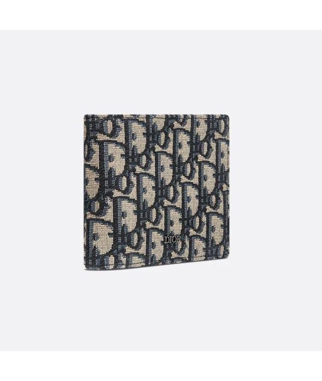 CHRISTIAN DIOR Бежевый кожаный кошелек, фото 3