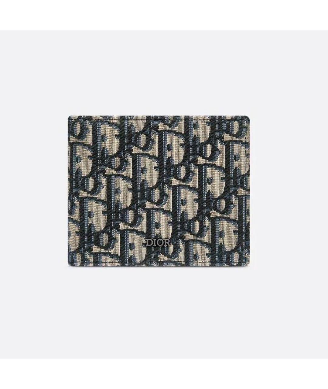 CHRISTIAN DIOR Бежевый кожаный кошелек, фото 7