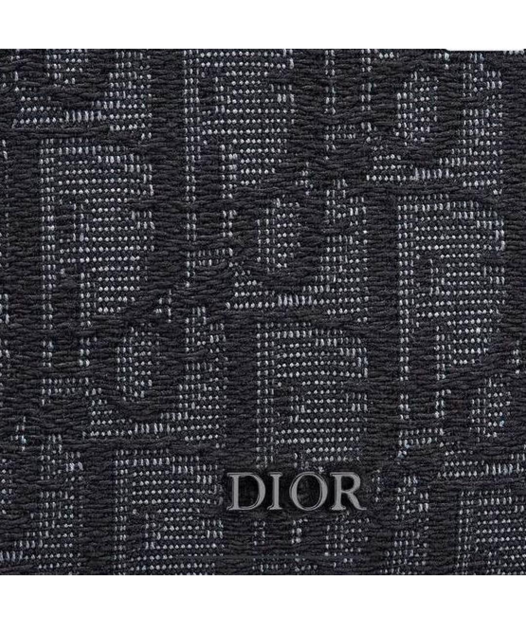 CHRISTIAN DIOR Антрацитовый кошелек, фото 5