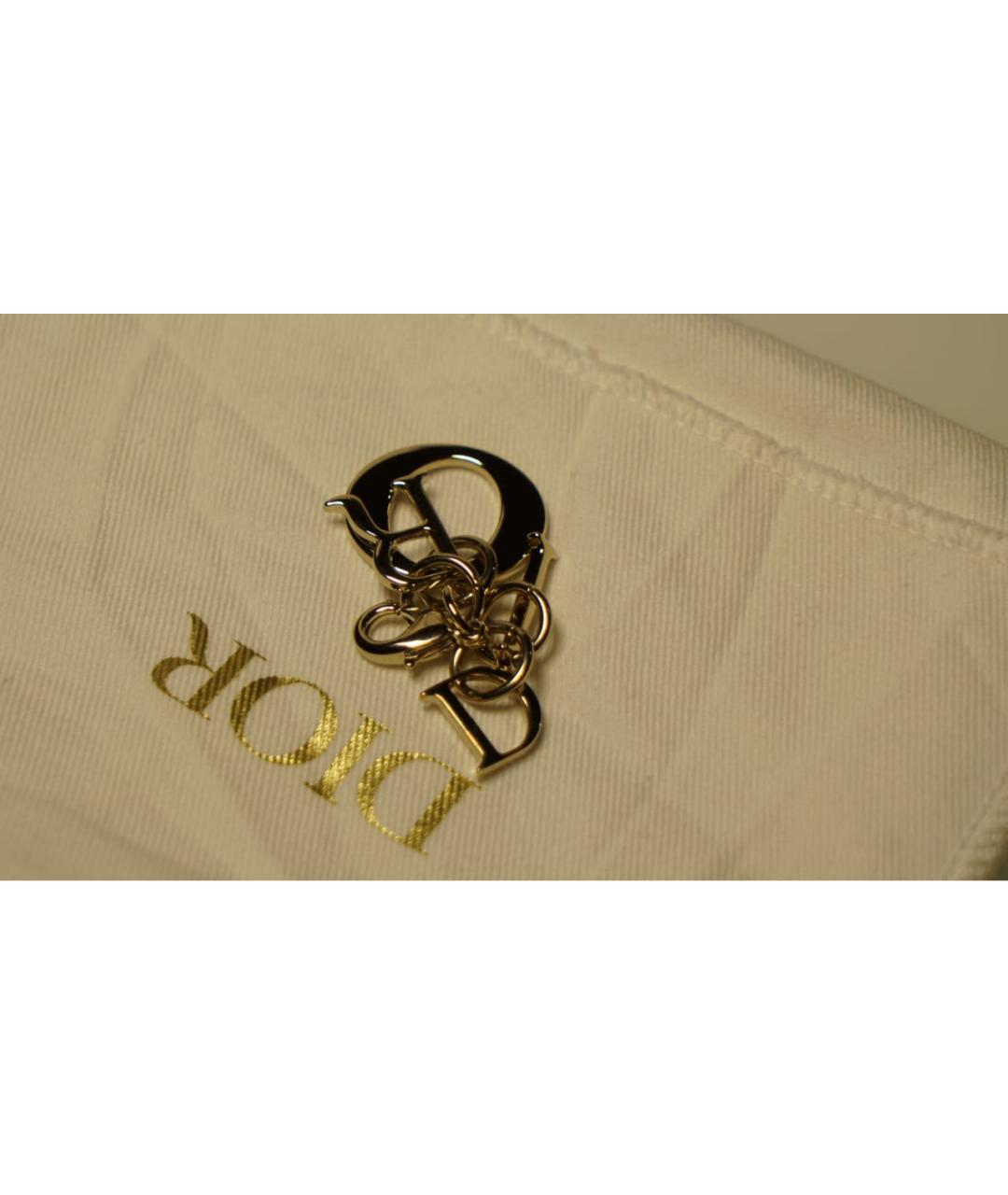 CHRISTIAN DIOR Темно-синий кардхолдер из лакированной кожи, фото 8