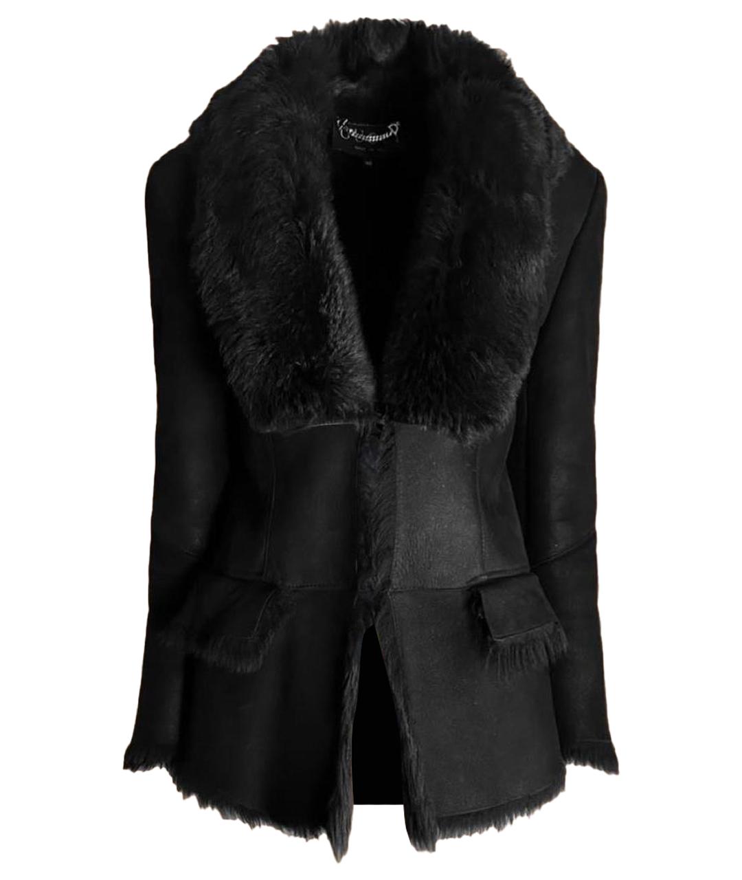 GUCCI Черная меховая дубленка, фото 1