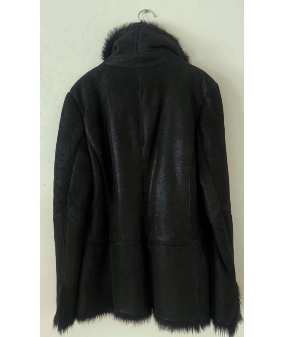 GUCCI Черная меховая дубленка, фото 3