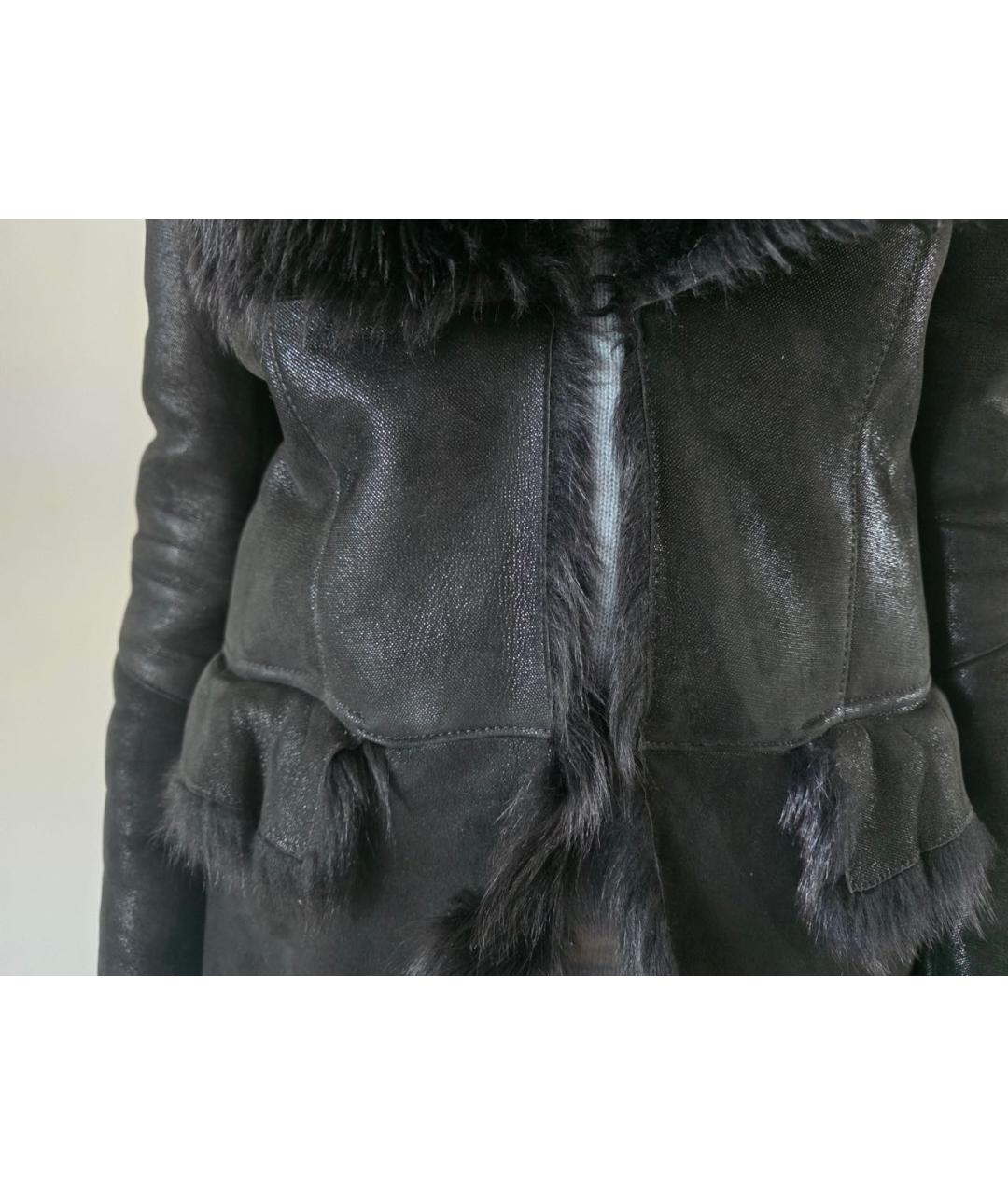 GUCCI Черная меховая дубленка, фото 5