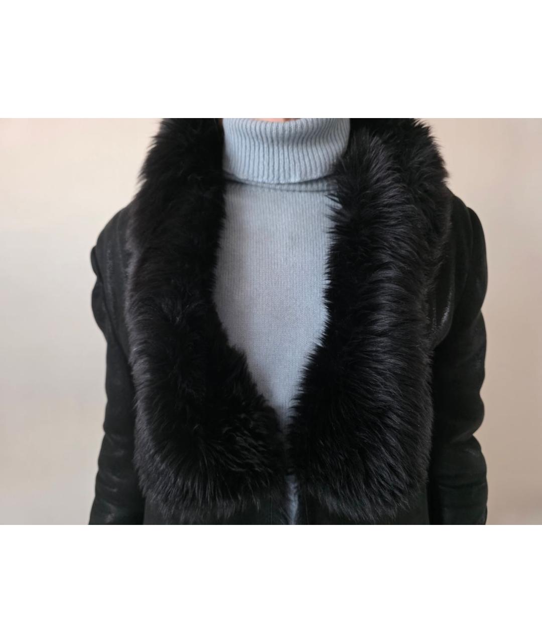GUCCI Черная меховая дубленка, фото 6