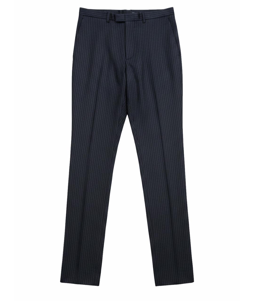 GUCCI Серые шерстяные классические брюки, фото 1