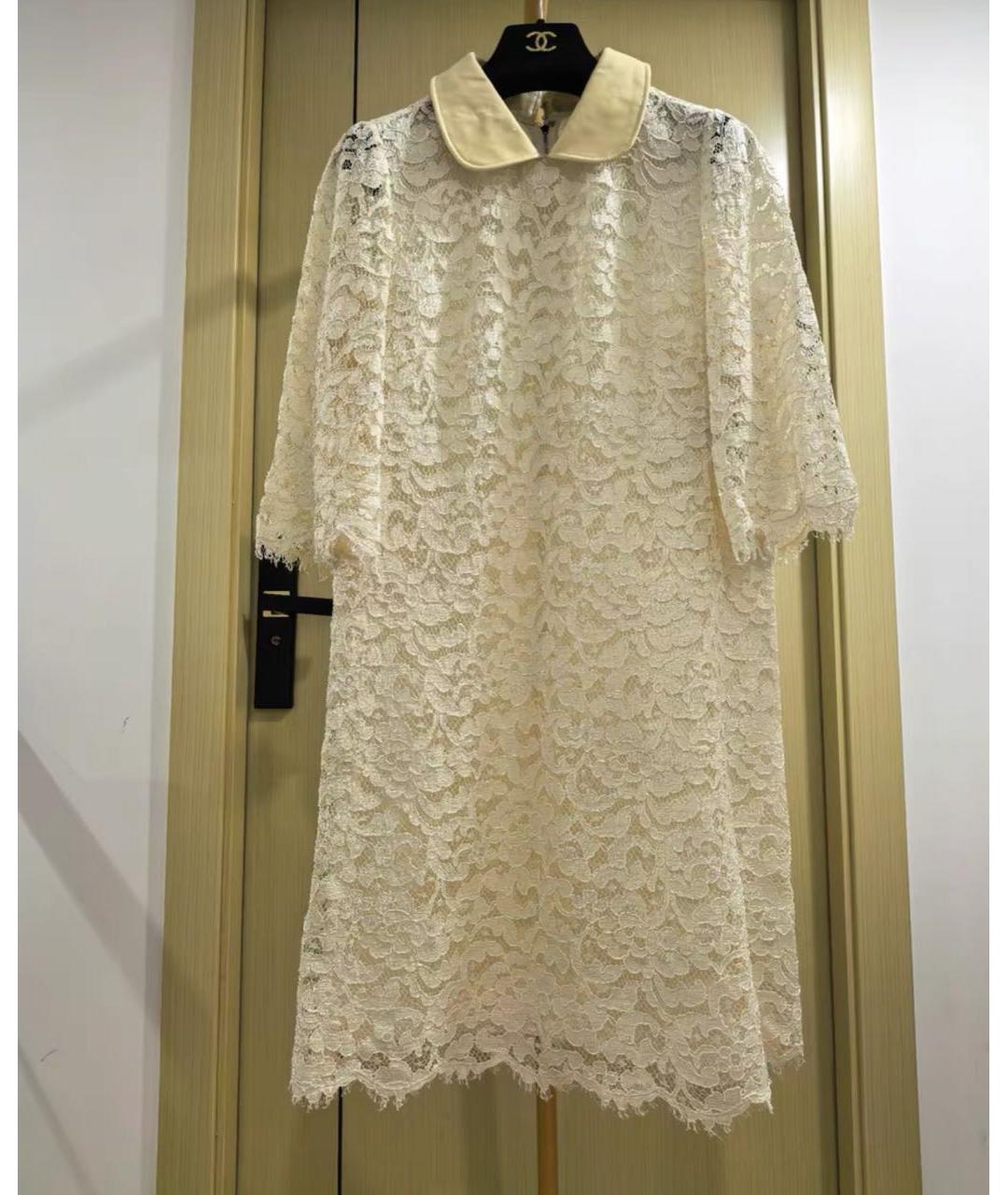 DOLCE&GABBANA Белое вечернее платье, фото 2