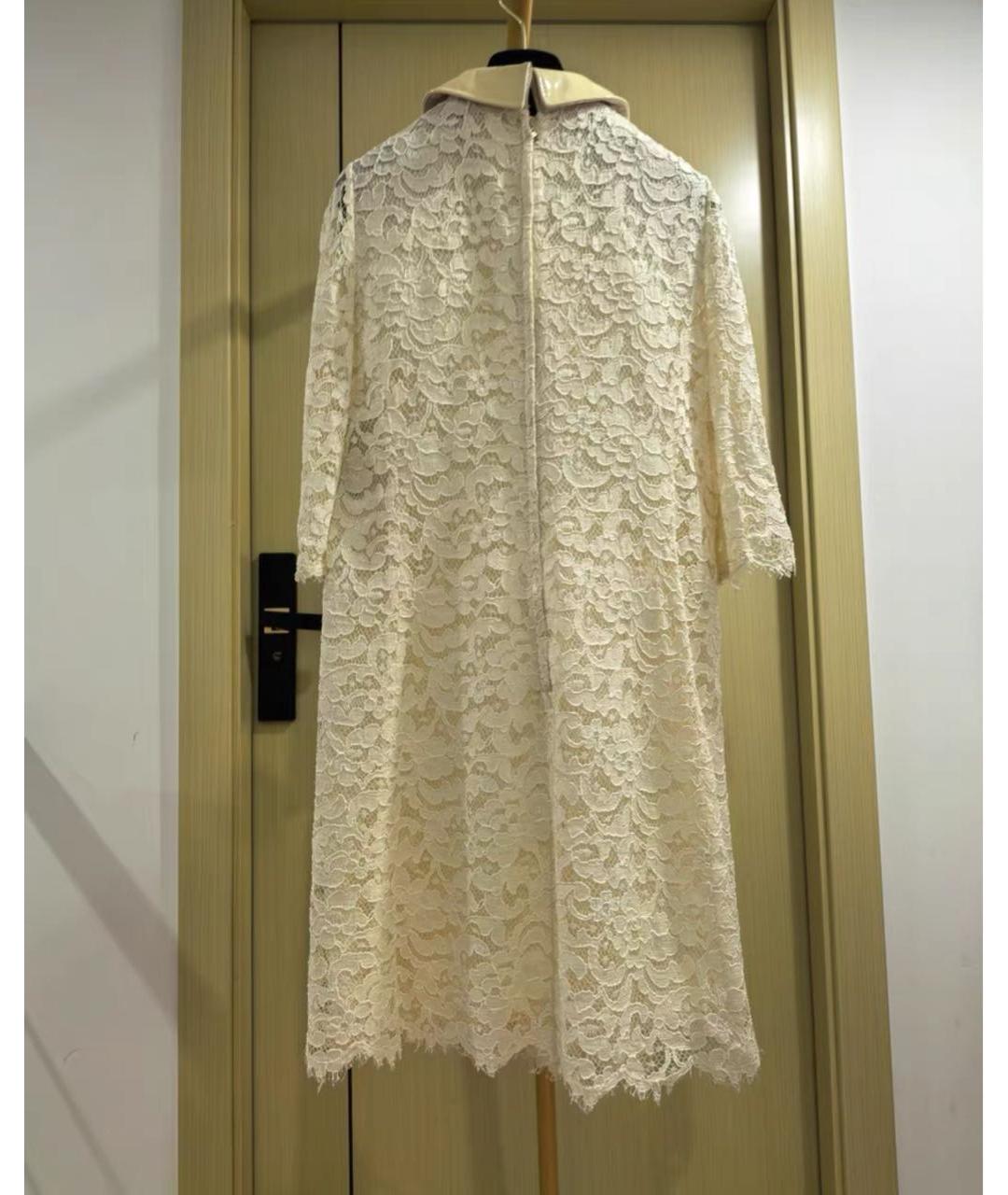 DOLCE&GABBANA Белое вечернее платье, фото 4