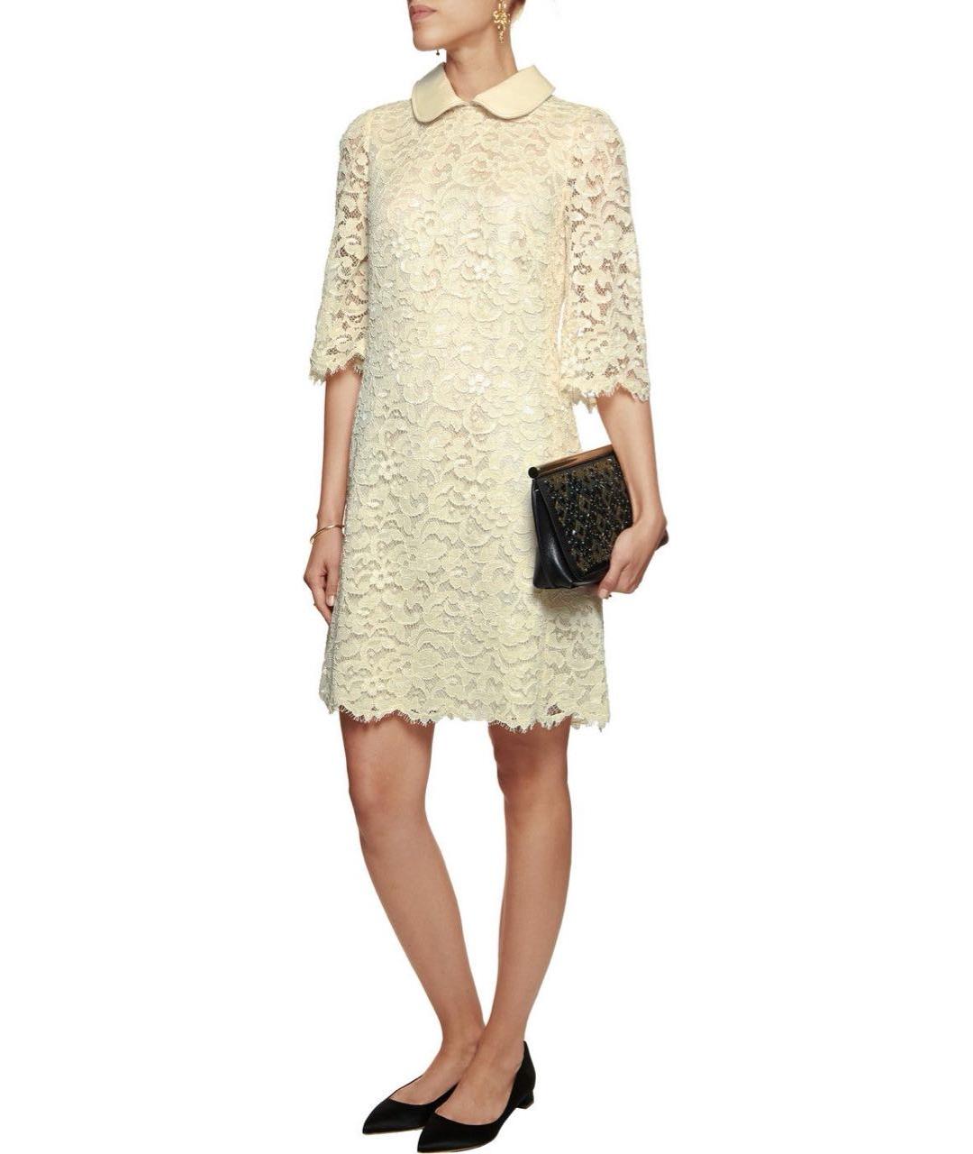 DOLCE&GABBANA Белое вечернее платье, фото 3