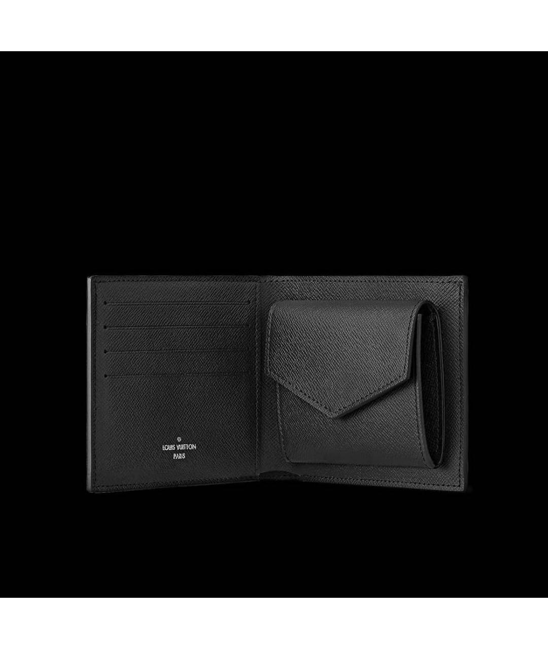 LOUIS VUITTON Черный кошелек, фото 4