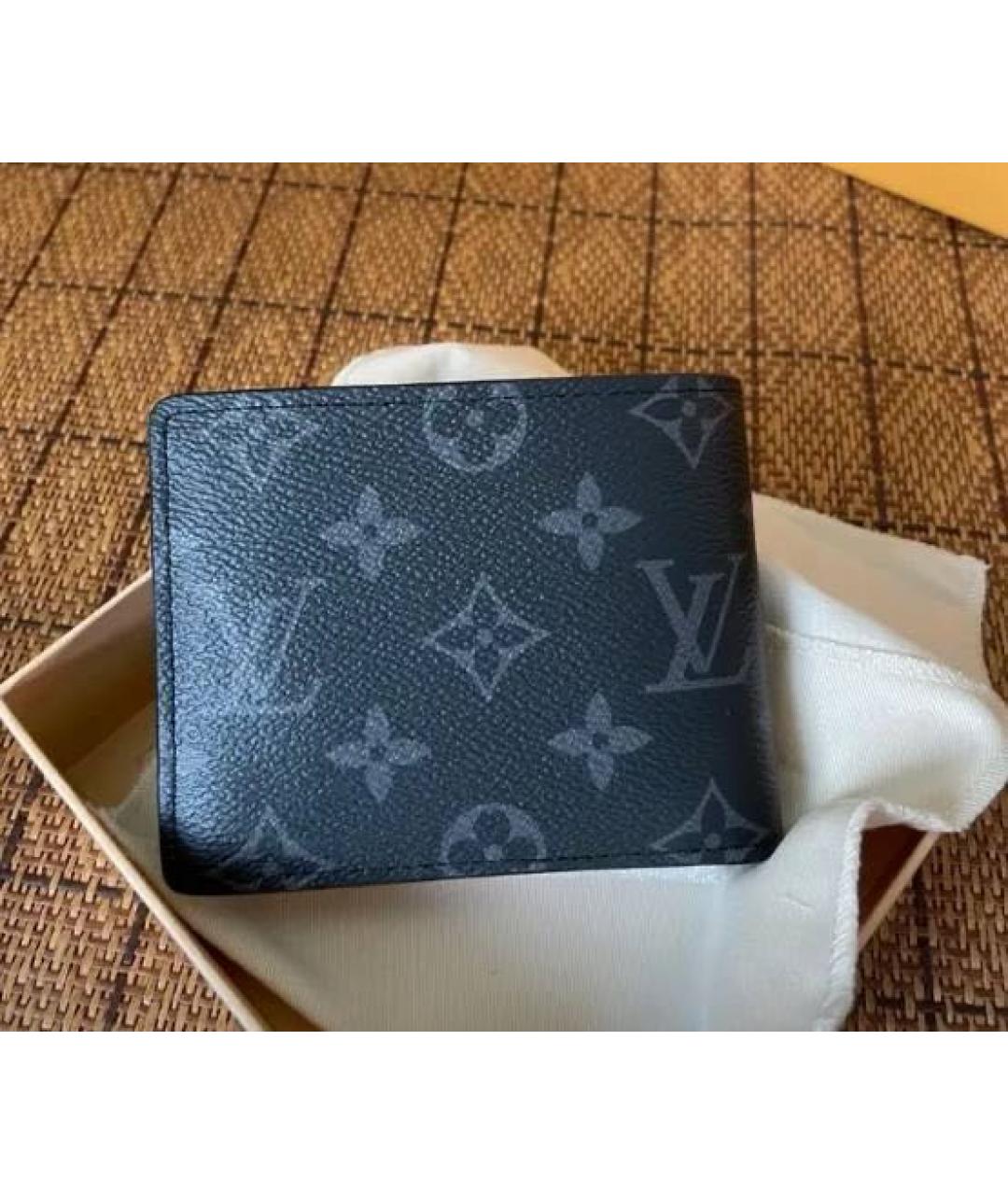 LOUIS VUITTON Черный кошелек, фото 7