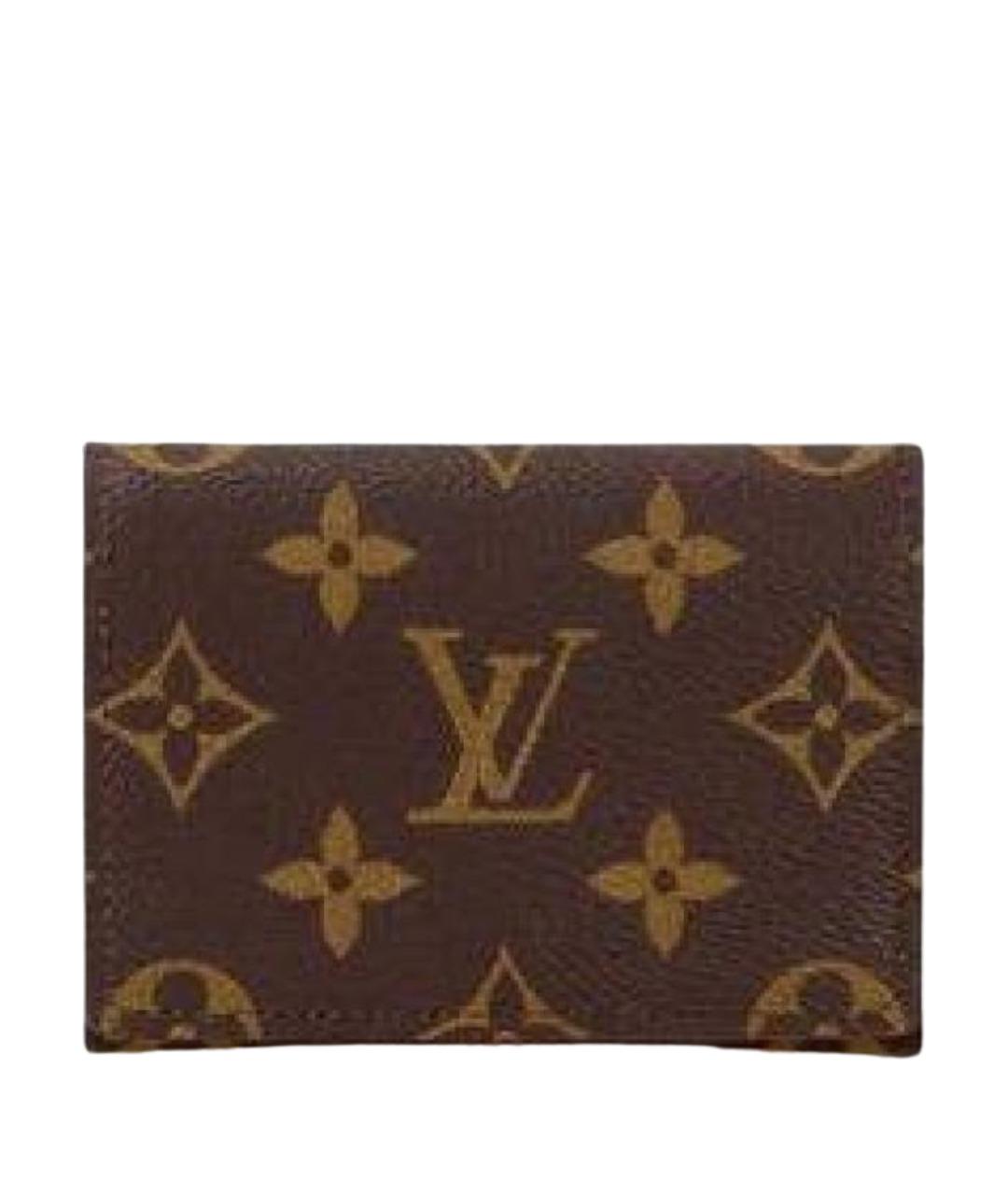 LOUIS VUITTON Коричневый кардхолдер, фото 1