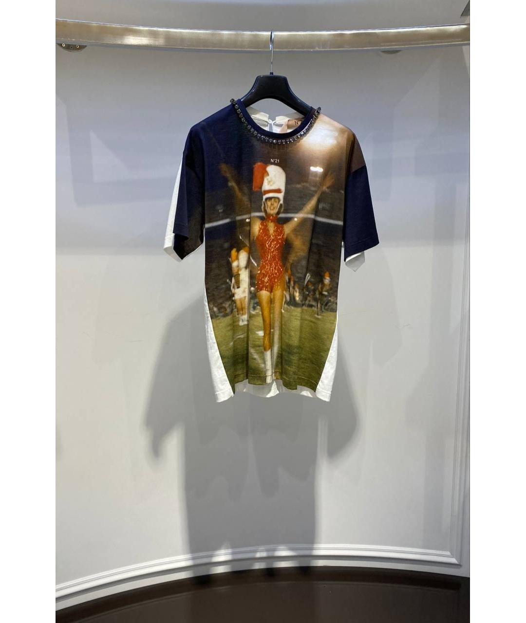 NO. 21 Мульти хлопковая футболка, фото 2