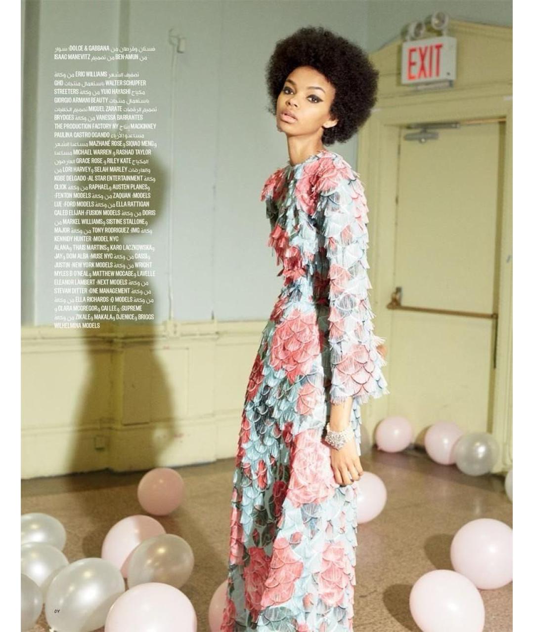 DOLCE&GABBANA Голубое вечернее платье, фото 2