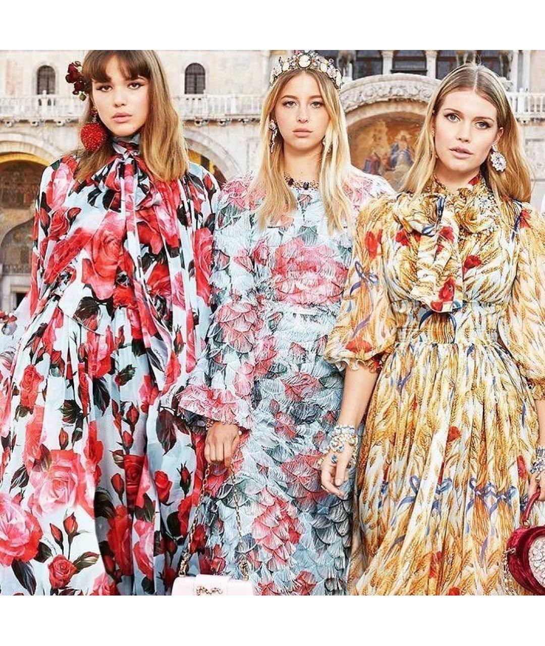 DOLCE&GABBANA Голубое вечернее платье, фото 8