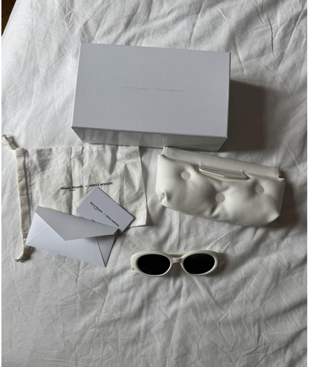 GENTLE MONSTER Белые пластиковые солнцезащитные очки, фото 3