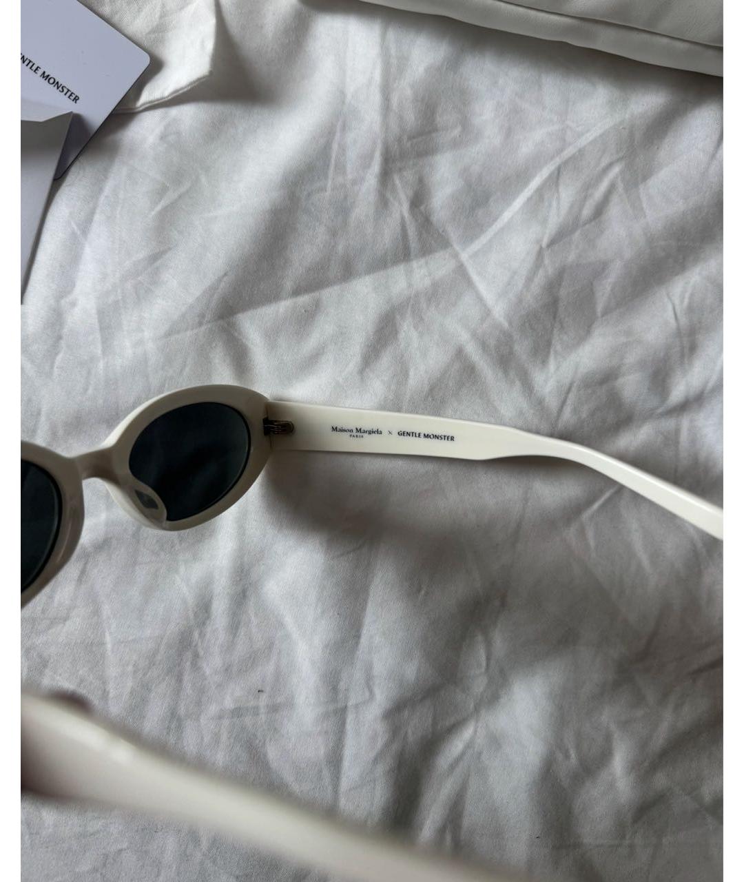 GENTLE MONSTER Белые пластиковые солнцезащитные очки, фото 6