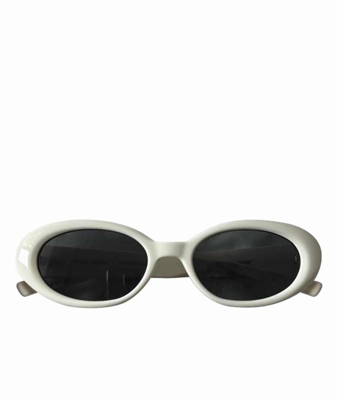 GENTLE MONSTER Белые пластиковые солнцезащитные очки, фото 1