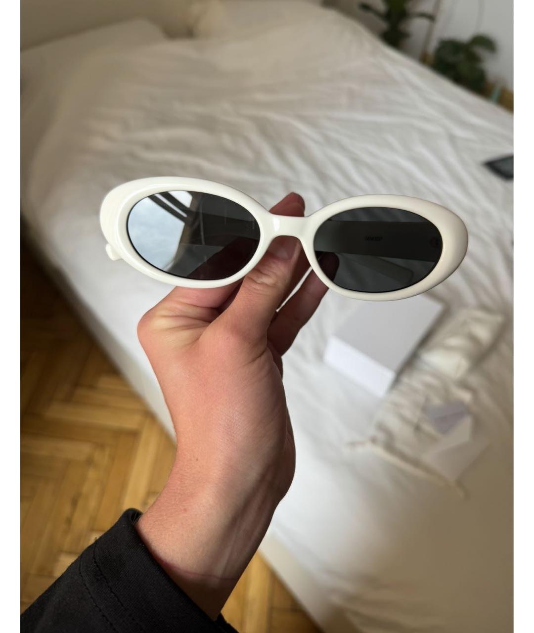 GENTLE MONSTER Белые пластиковые солнцезащитные очки, фото 5