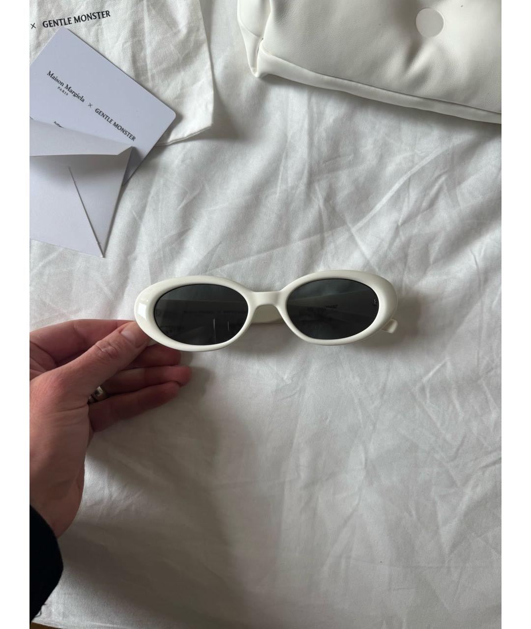 GENTLE MONSTER Белые пластиковые солнцезащитные очки, фото 8