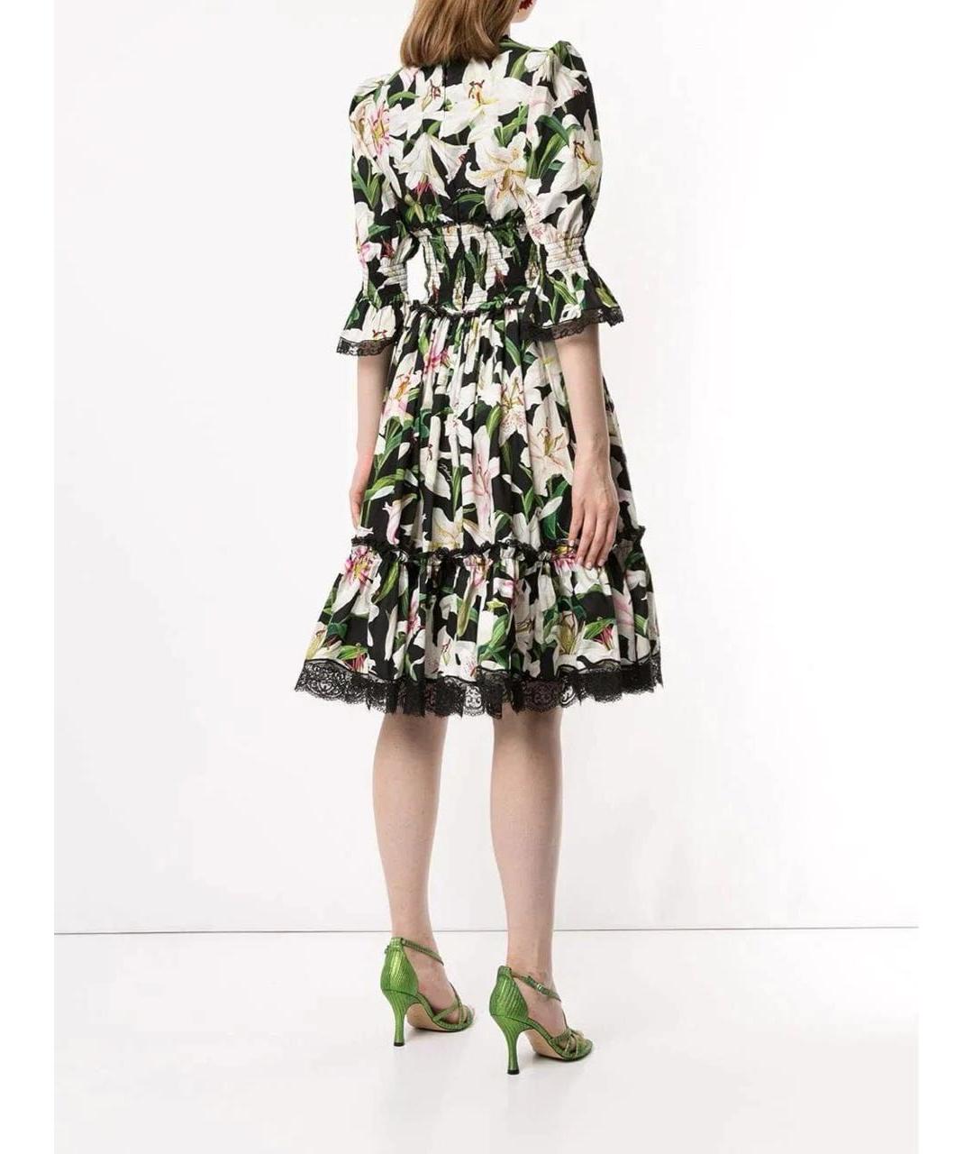 DOLCE&GABBANA Черное вечернее платье, фото 5