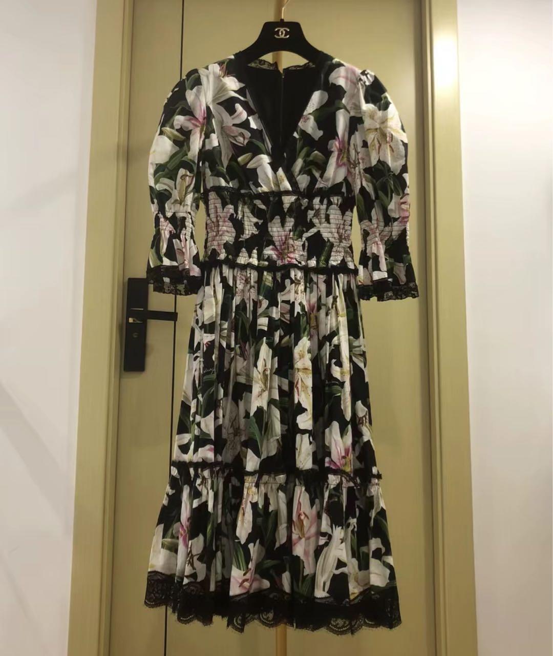 DOLCE&GABBANA Черное вечернее платье, фото 2