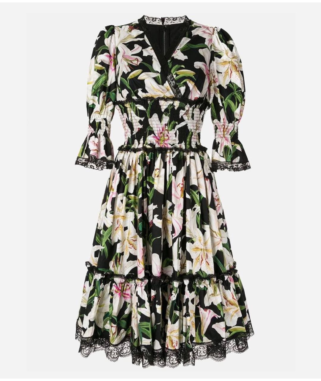 DOLCE&GABBANA Черное вечернее платье, фото 8