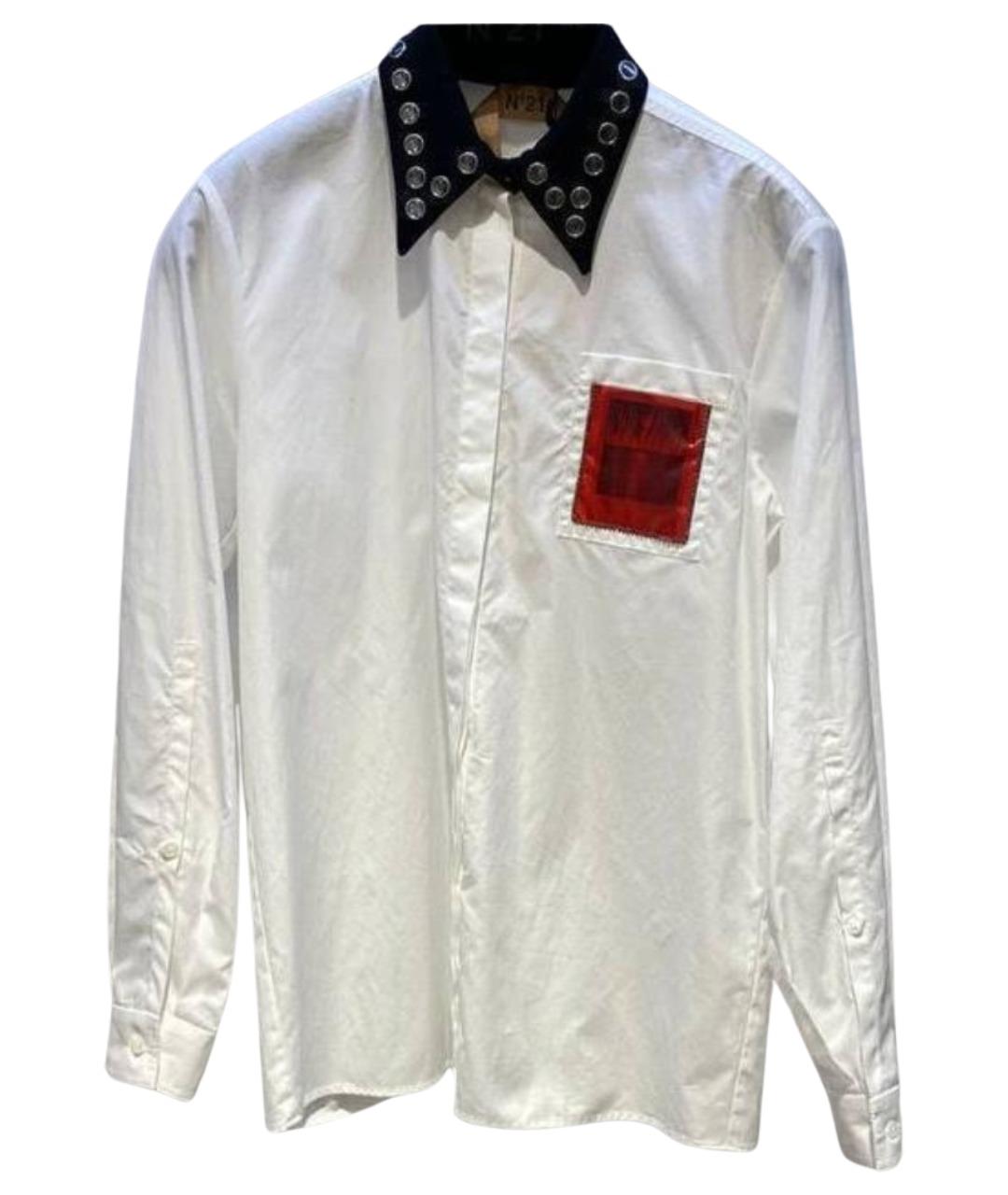 NO. 21 Белая хлопковая рубашка, фото 1