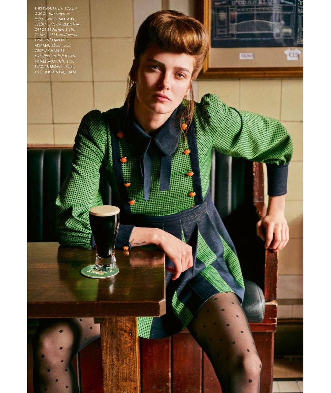 GUCCI Зеленые вечернее платье, фото 4