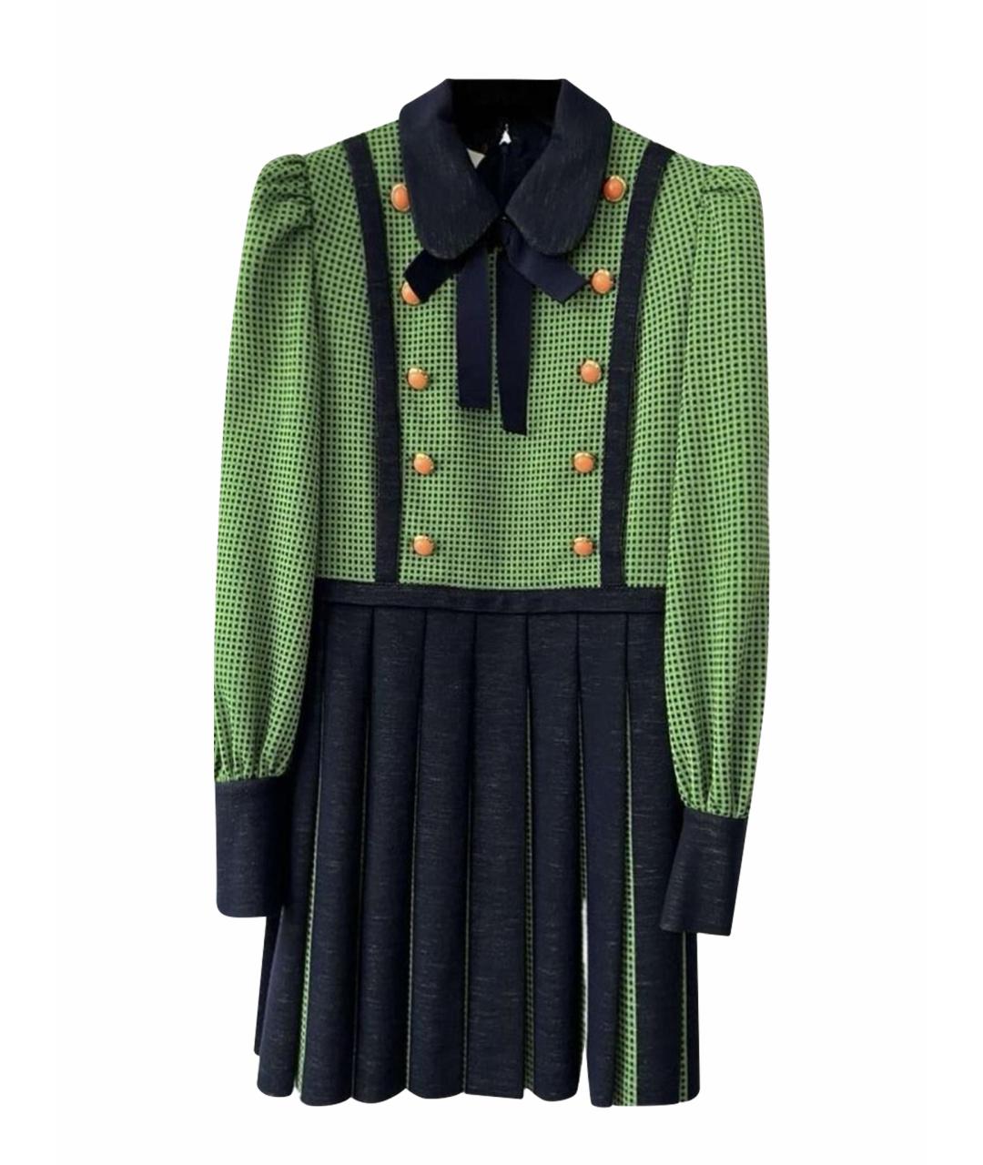 GUCCI Зеленые вечернее платье, фото 1