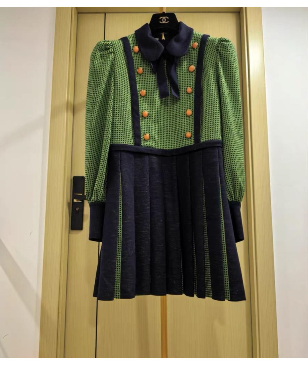 GUCCI Зеленые вечернее платье, фото 5