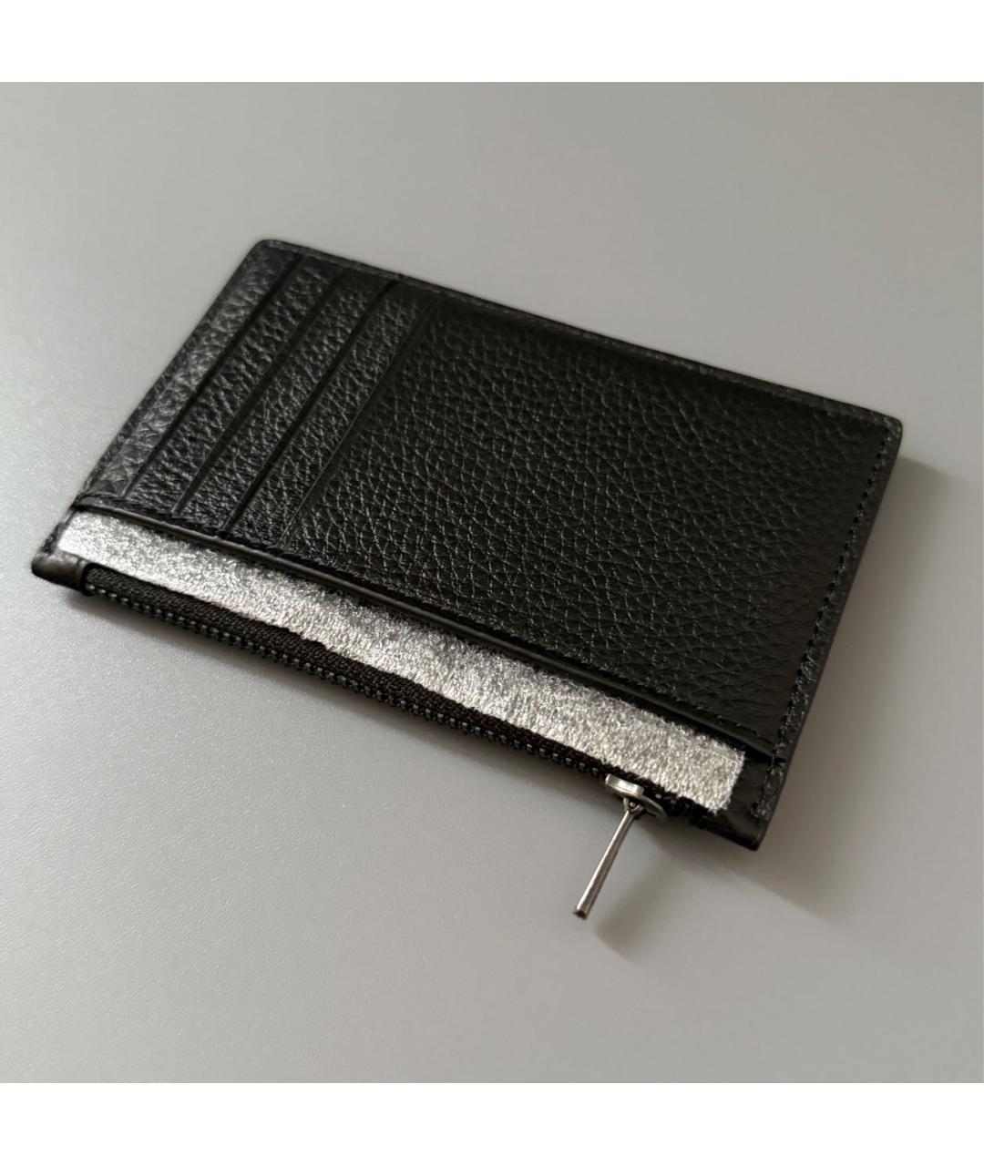 COACH Черный кожаный кардхолдер, фото 4