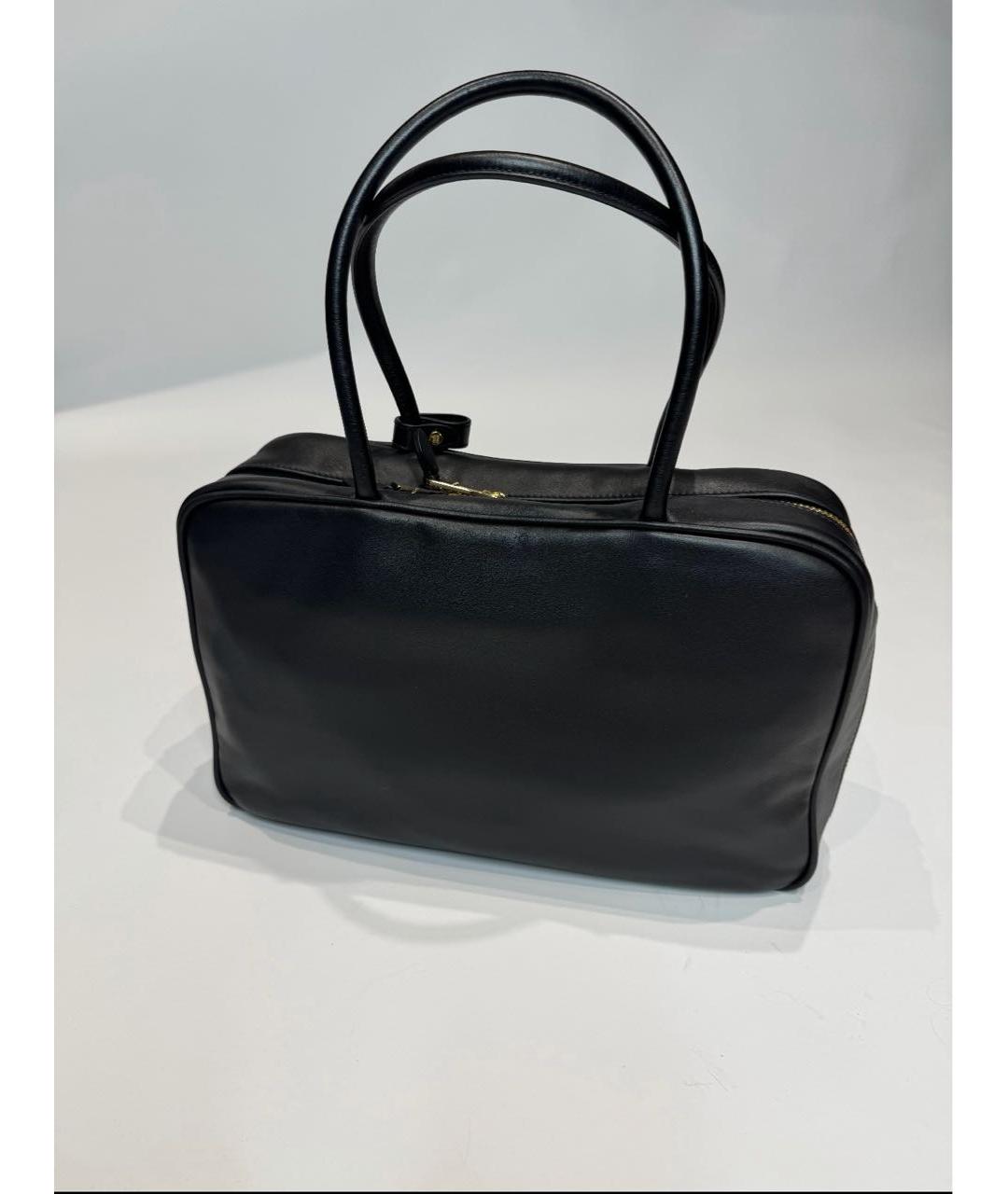 MIU MIU Черная кожаная сумка с короткими ручками, фото 3