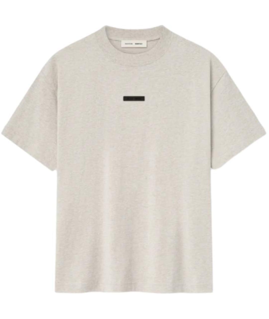 FEAR OF GOD ESSENTIALS Серая хлопковая футболка, фото 1
