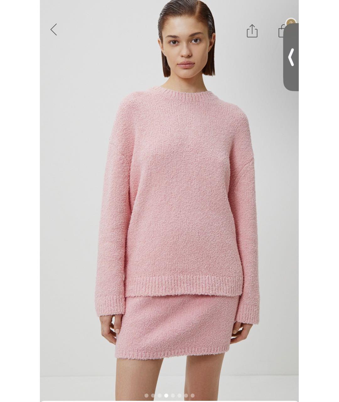 12 STOREEZ Розовый хлопковый джемпер / свитер, фото 5