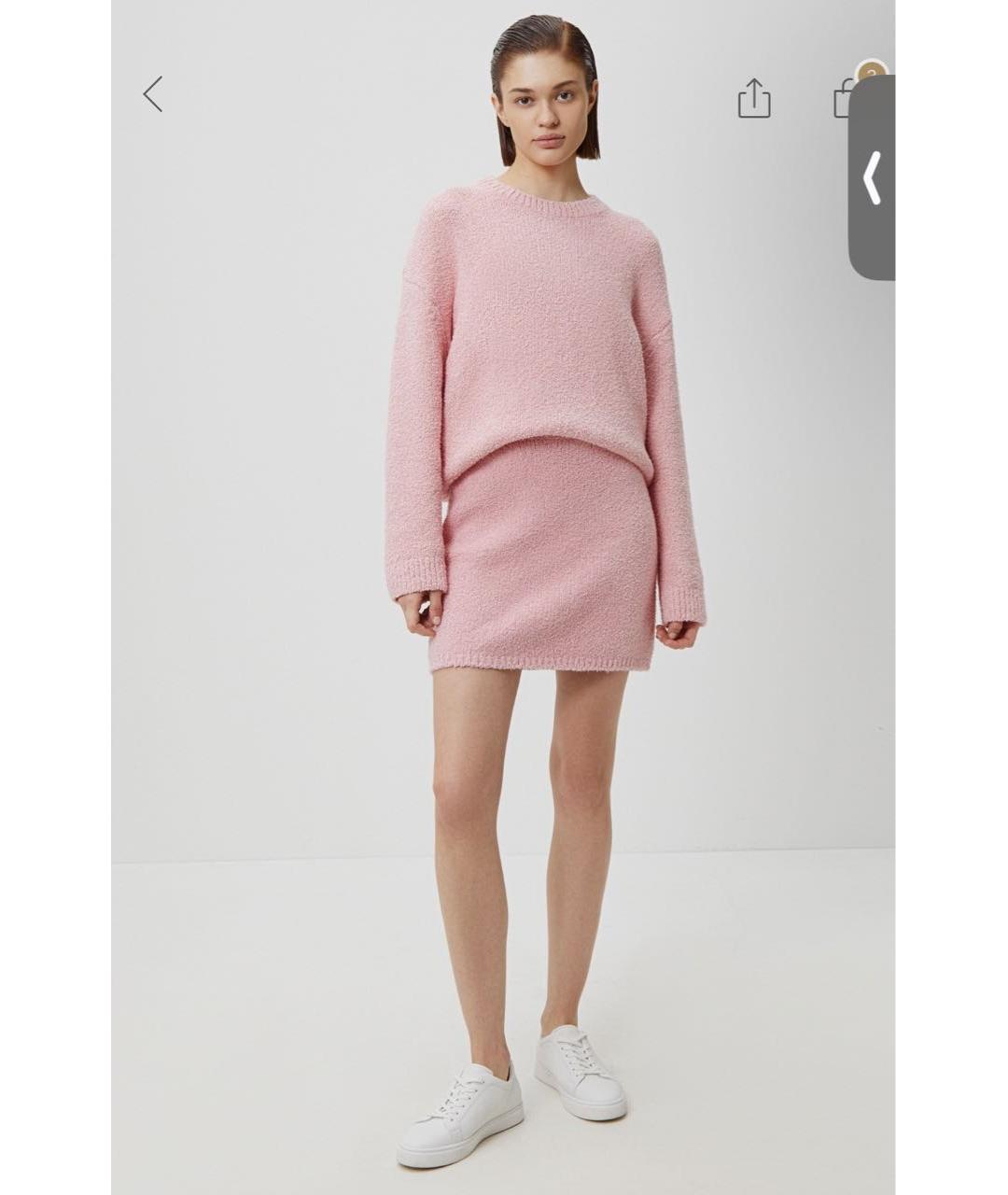 12 STOREEZ Розовый хлопковый джемпер / свитер, фото 6