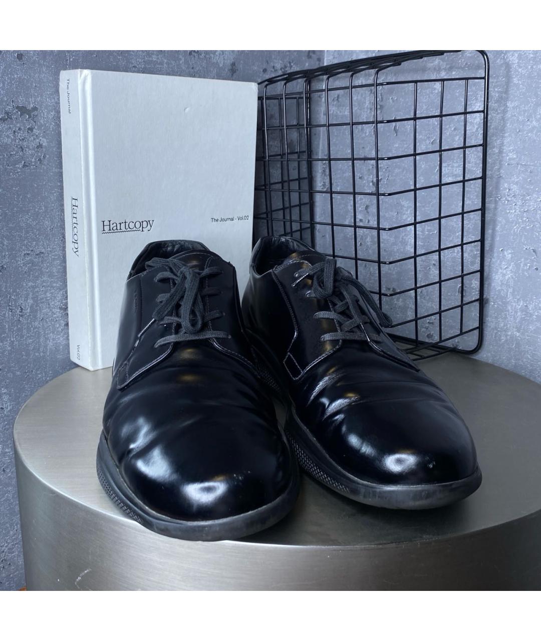 PRADA Черные кожаные туфли, фото 3