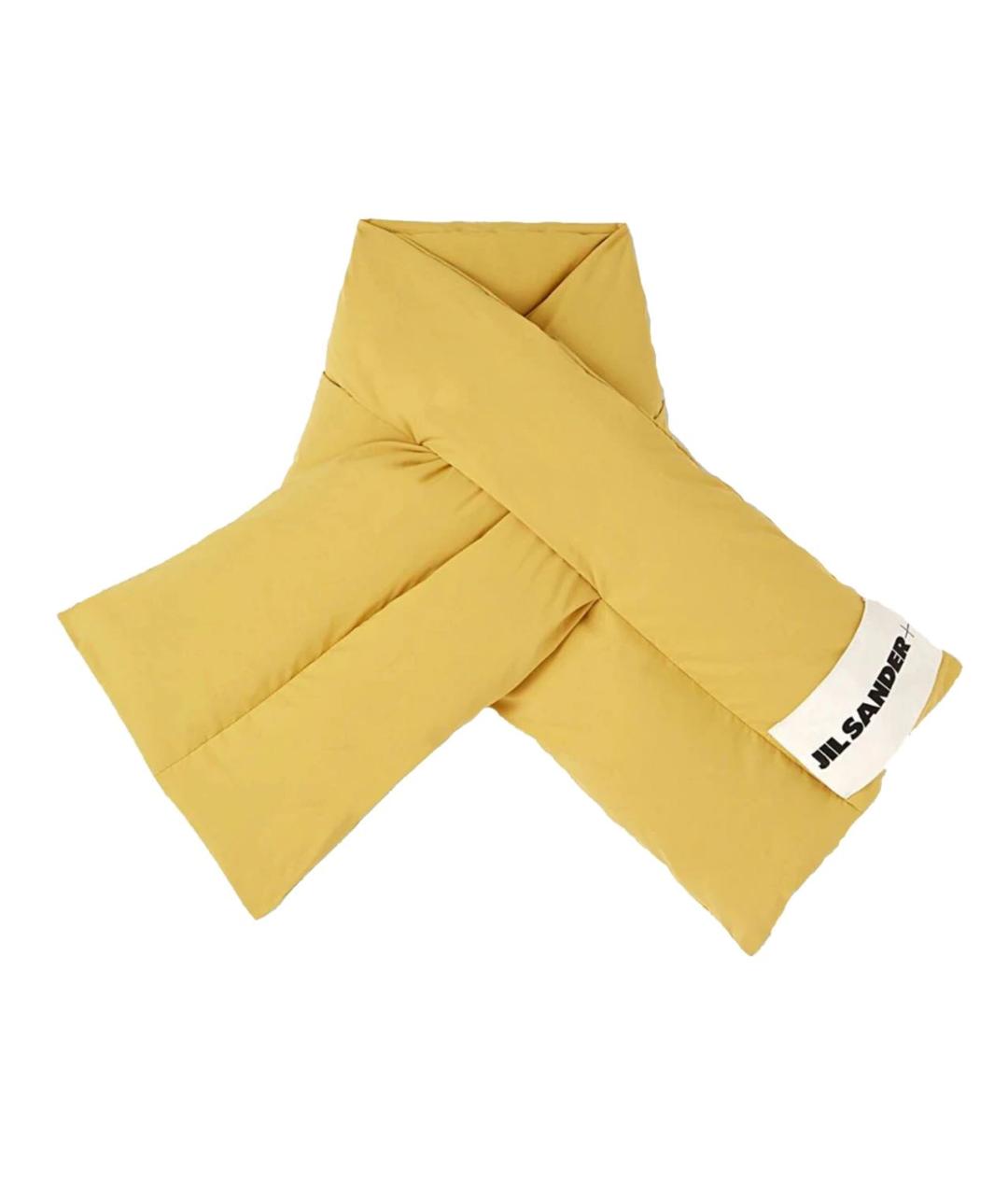 JIL SANDER Горчичный шарф, фото 1