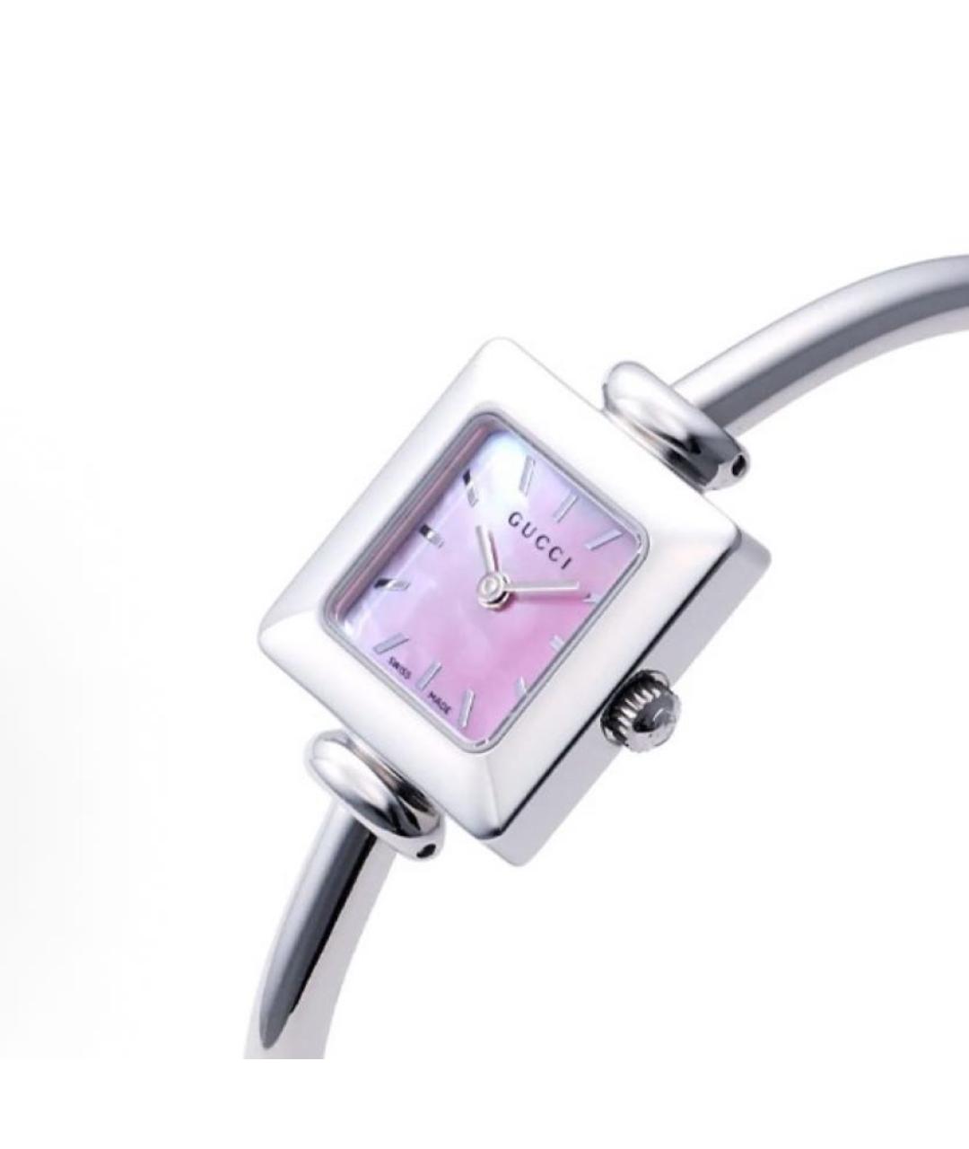 GUCCI Серебряные стальные часы, фото 2